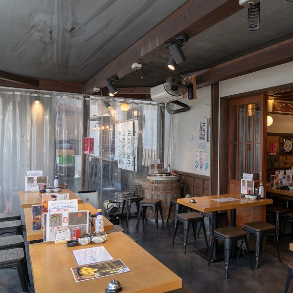 [Open Terrace] Our restaurant has 28 terrace seats all year round, so please enjoy our specialty food and drinks outside in an open atmosphere ☆Of course, we also have banquets on the private terrace ◎At Asakadai Enjoy a rare atmosphere at Yajirobee Asakadai store!