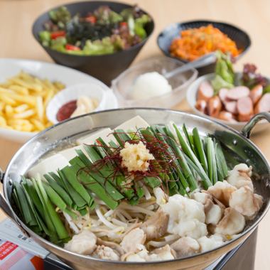 【2時間飲み放題付き☆】<全7品>もつ鍋コース5000円（税込）