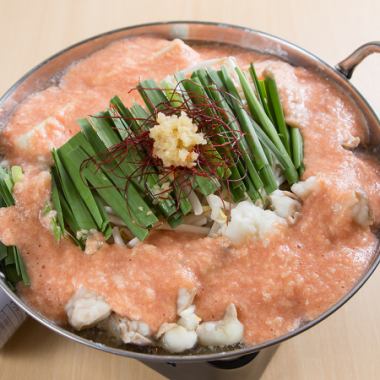 【2時間飲み放題付き☆】<全7品>明太とろろもつ鍋コース5500円（税込）