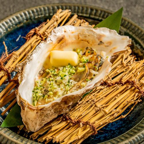 創作焼き牡蠣（香草ガーリックバター/焼き牡蠣）