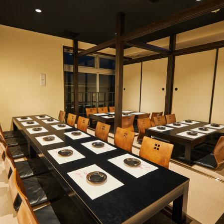 Ideal for banquets and drinking parties! We can guide up to 50 people ◎ * When using for 2 people, even if you make an immediate reservation for a tatami room, we will guide you at the counter seat for convenience. Please note that there is a possibility.