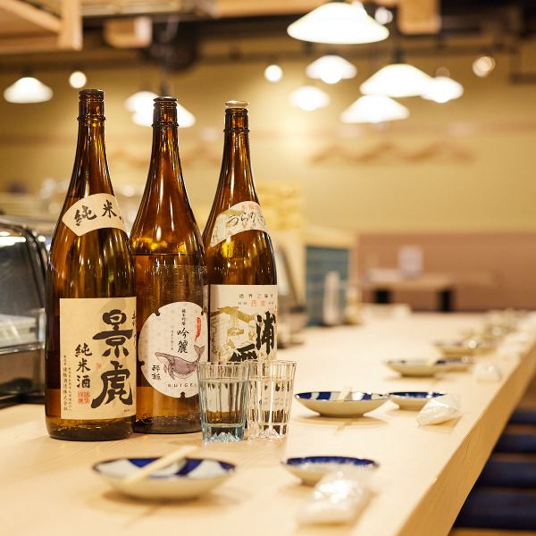 豊富な酒造から厳選した名酒たちをあつめました！お食事に合わせてお楽しみください◎