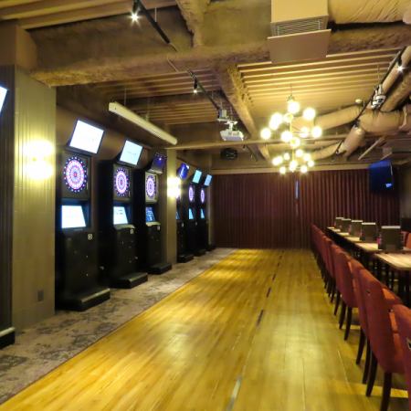 【貸切は最大80名様まで対応可能★】ダーツはもちろん、カラオケやプロジェクターも完備◎アイデア次第でオリジナリティ溢れるパーティーに☆ご予算に合わせたプランを各種ご用意しております！