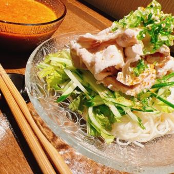夏到来！夏季限定豚坦々素麺！