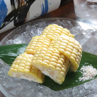 ◆季節の旬料理◆とうもろこし（冷やしもろこし　かき揚げ）