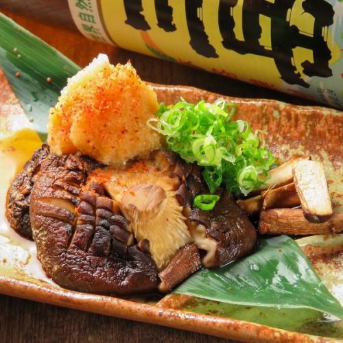 巨型香菇（烤、天婦羅、奶油煎）
