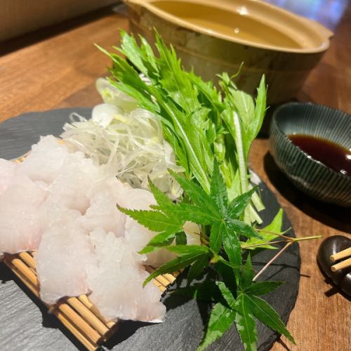 【夏季限定】ハモのしゃぶしゃぶ