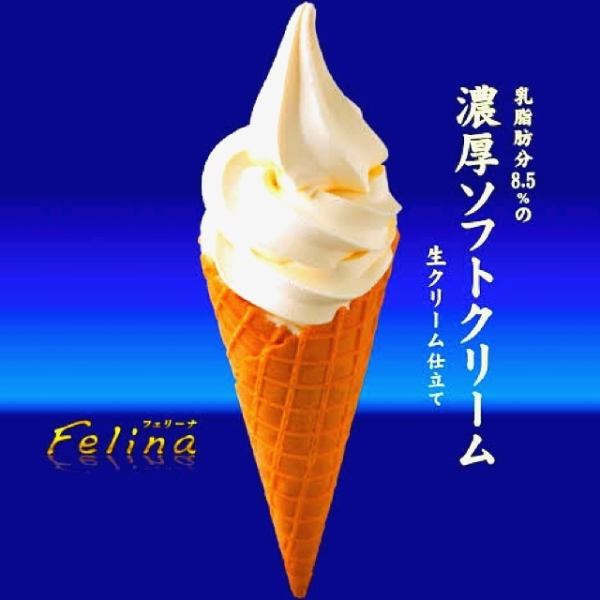 Ferrina's 乳脂含量8.5% ★ 人氣 ★ [厚軟發球] 華夫筒/杯 各324日元（含稅）