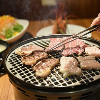 [Kantera course] Beef tongue, skirt steak, assorted offal, etc. 5,280 yen (tax included)