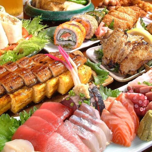 【旬の宴会】季節の絶品料理など贅沢三昧!!たっぷり３時間飲み放題付コース クーポン利用で 6500円⇒6000円