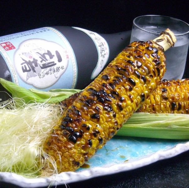 【旬のおススメ】 丸ごと焼きトウモロコシ～バター醤油～