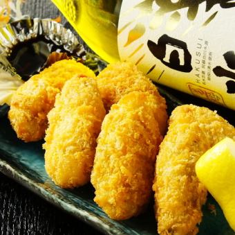 手作りカキフライ　4つ