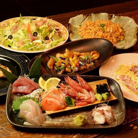 成人的隱居之所！在餐廳，您可以享受基於意大利美食的豐富創意日式和西餐菜單。