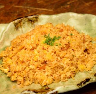 Pork kimchi fried rice / takana fried rice