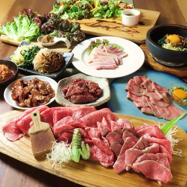 肉にも野菜にもこだわりあふれる精肉店直営の焼肉店タイガー！