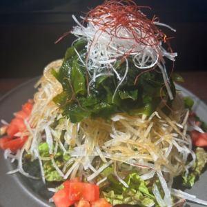 【本日のサラダ】猿島ワカメと大根のサッパリSalad