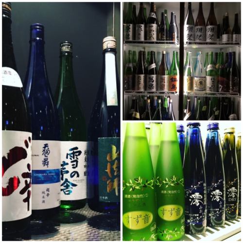 All-you-can-drink Dassai & local sake 2500 yen