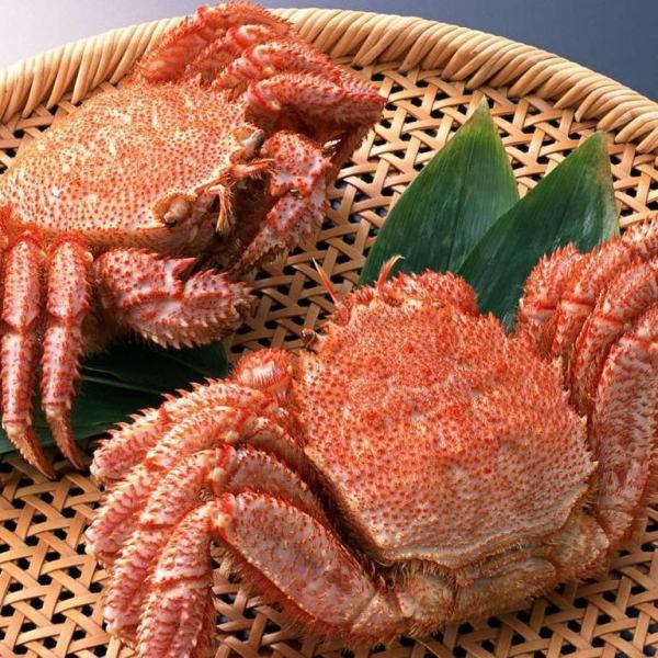 Hama-boiled hair crab from Okhotsk