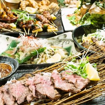 無制限飲み放題対応★肉、肉、肉！！を中心とした堪能スタミナグルメコース！