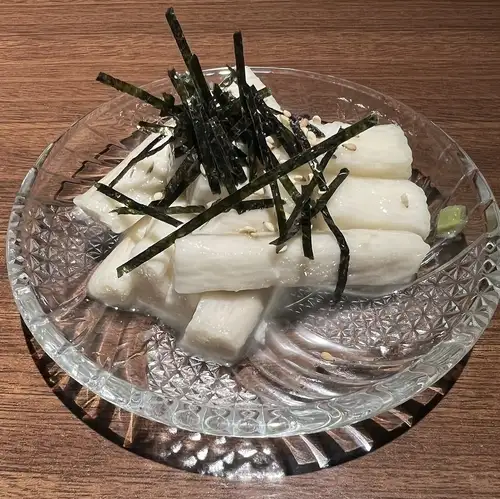 長芋のわさび漬け