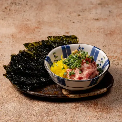 Toro and taku natto roll