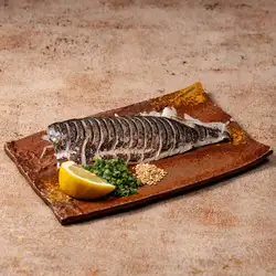 Broiled sushi mackerel