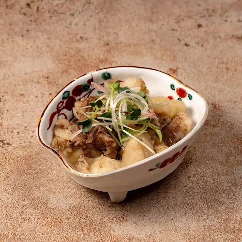 Beef tendon stewed in salt