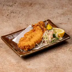 Pork cutlet simmered in broth