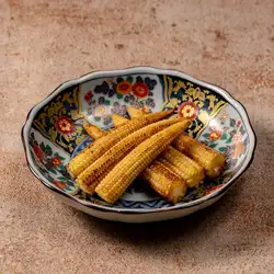 Grilled baby corn