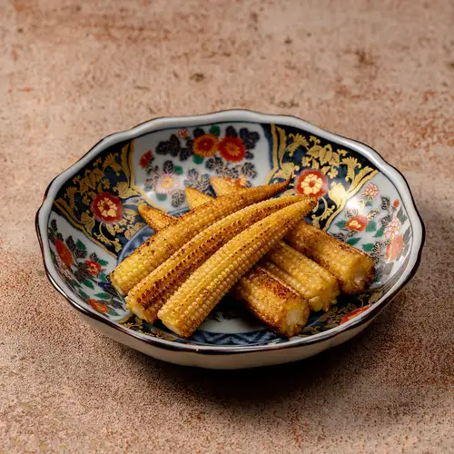 Grilled baby corn