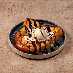 French toast with chocolate