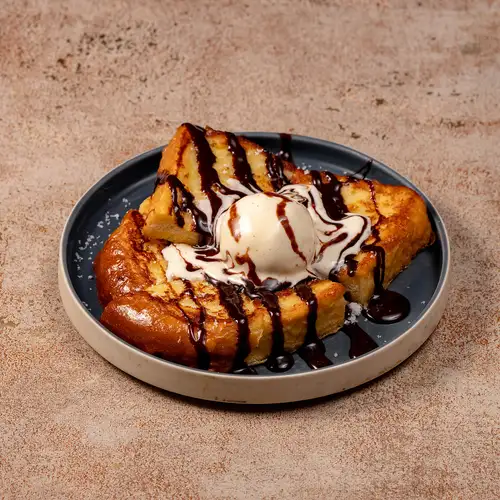 French toast with chocolate