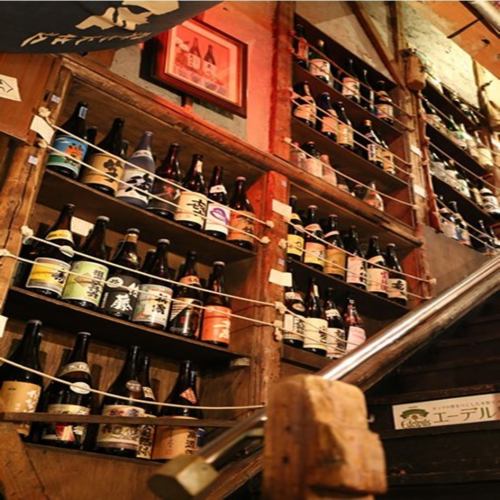[Shochu] carefully selected from sake brewing throughout the country! About 100 kinds of distilled spirits!