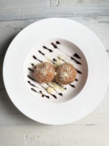 Lamb rice croquette