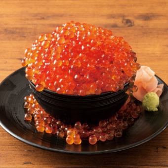 Spilled salmon roe rice from Hokkaido (medium)