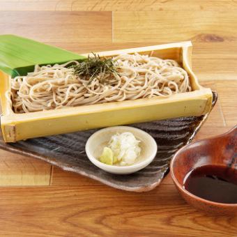 Stone-ground soba noodles