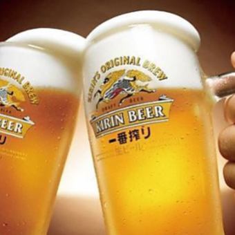 【当日予約OK】50種類以上!!生ビール含む2時間単品飲み放題⇒2200円(税込)