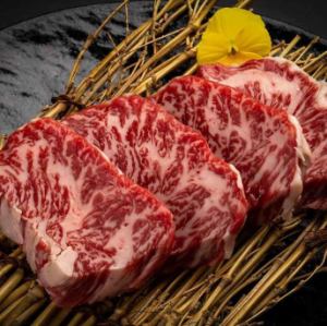 最高品质的神户牛侧腹牛排
