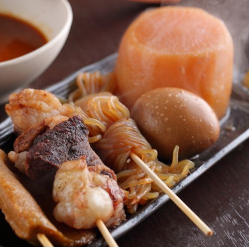 Assorted 4-piece skewer set (with special oden miso)
