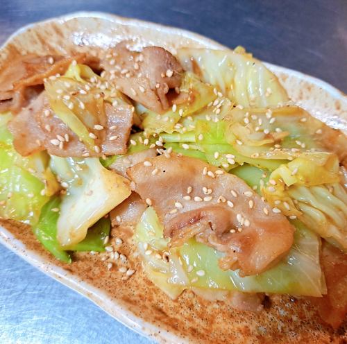 Stir-fried pork belly