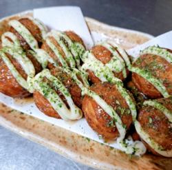 8 fried takoyaki