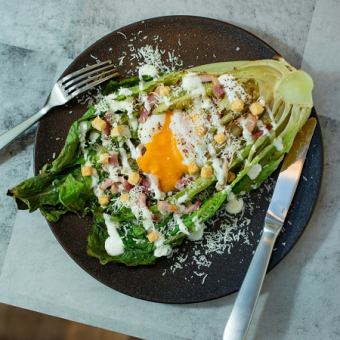 로메인 상추 그릴 시저 샐러드/Grilled Romaine Caesar Salad
