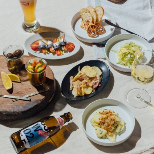 German-style snacks that go well with beer