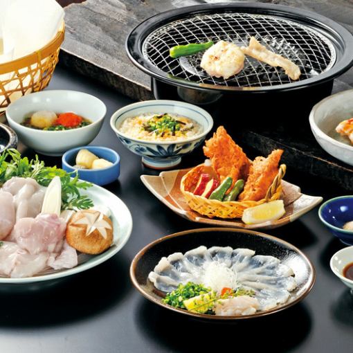 【天然とらふぐ】焼・鍋コース※要前日予約