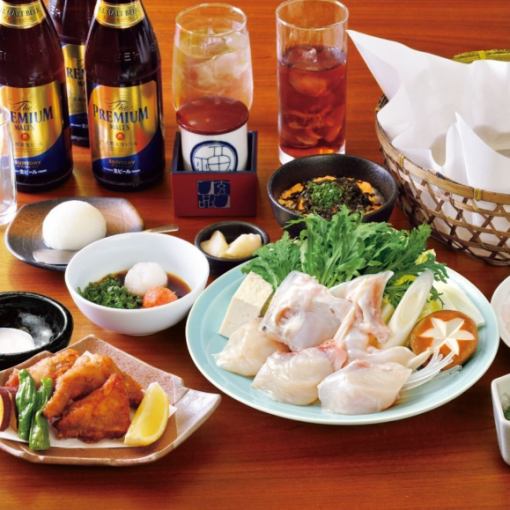 ◎飲み放題◎【季節限定】賞福(しょうふく)コース~鍋白子&鍋皮付~全8品※要予約※11/16~