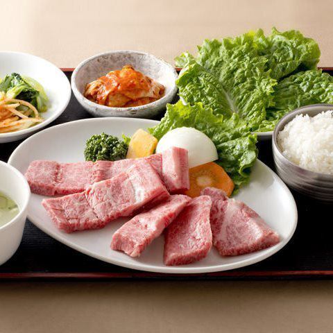 上撰焼肉定食