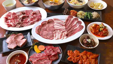 ◎Enjoy a wide variety of meats with our [Meat Feast Course] *Available for groups of 3 or more, and can be upgraded to include all-you-can-drink!