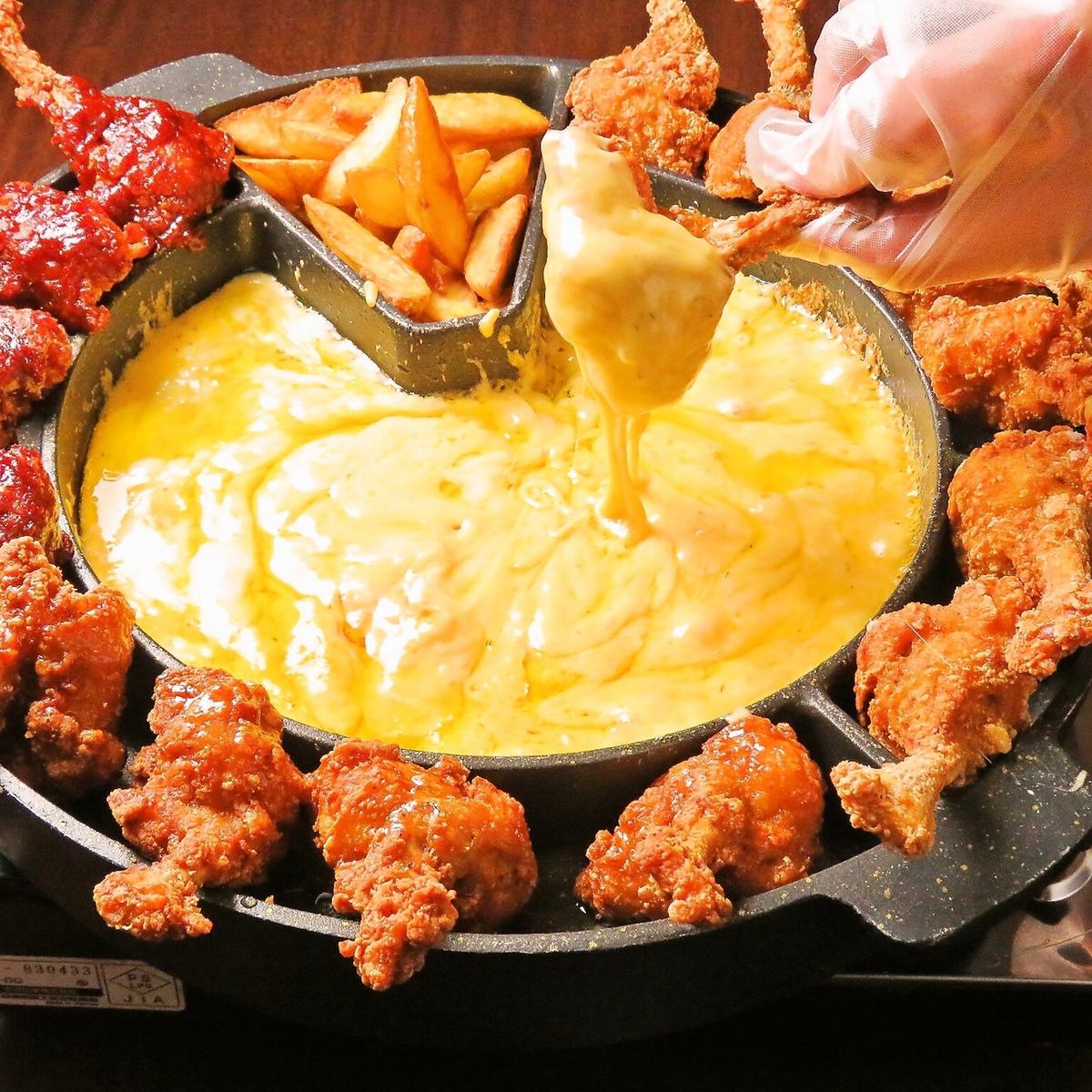 All-you-can-eat and drink course such as choa chicken and cheese dak-galbi 2400 yen ~