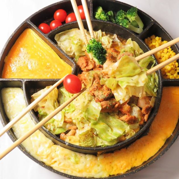 チーズタッカルビなど人気の韓国料理全40種食べ放題 3800円 2400円 肉とチーズと韓国料理 Okageya 仙台駅前店
