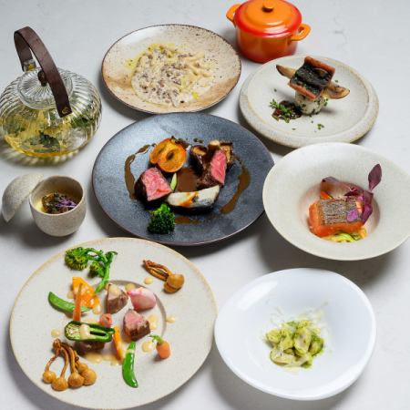 【ガストロノミーツーリズムコース】赤城牛和牛グリルや赤城うなぎなど全13品◆8580円(税込)